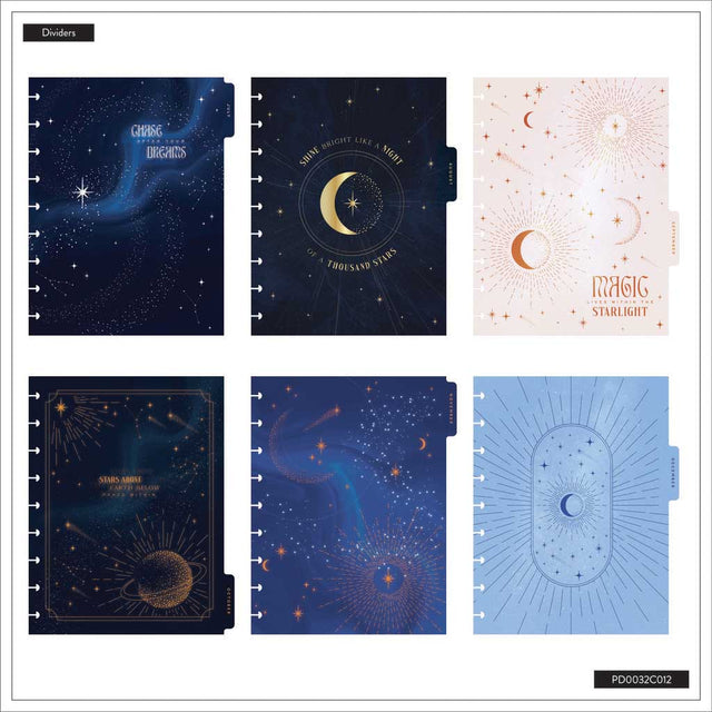 Happy Planner Starcrossed Classic 18-Month Dated 2025-2026 - Vertical