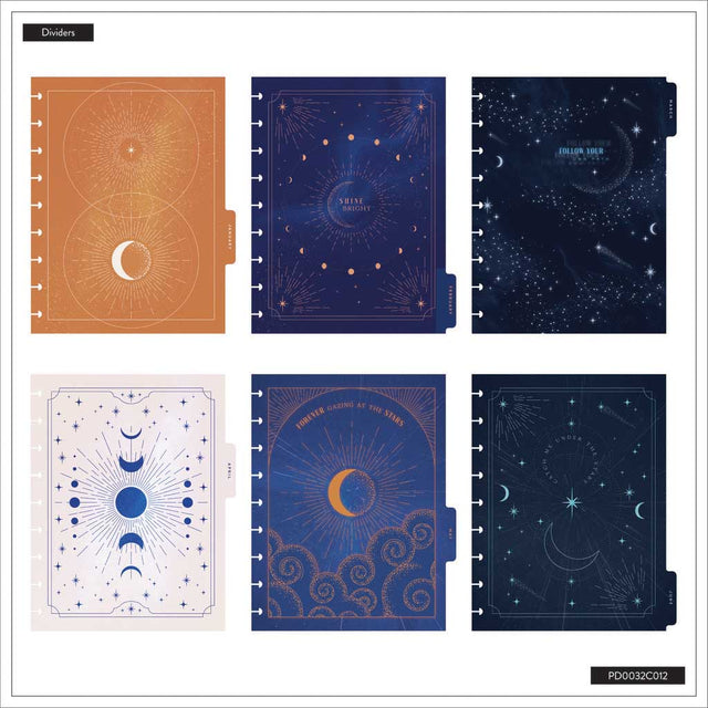 Happy Planner Starcrossed Classic 18-Month Dated 2025-2026 - Vertical