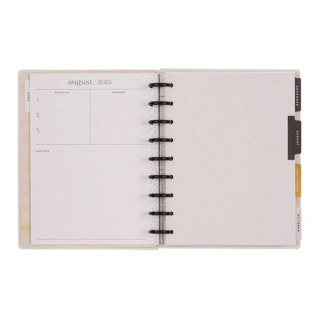 *IMPERFECT* Happy Planner Textured Tile Classic 18-Month Dated 2025-2026 - Vertical