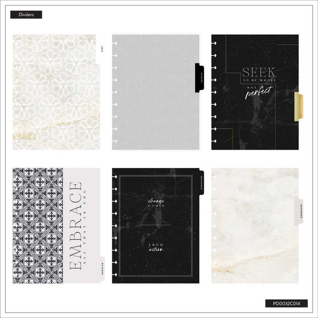 *IMPERFECT* Happy Planner Textured Tile Classic 18-Month Dated 2025-2026 - Vertical