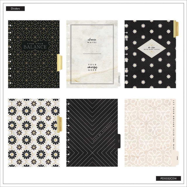 *IMPERFECT* Happy Planner Textured Tile Classic 18-Month Dated 2025-2026 - Vertical