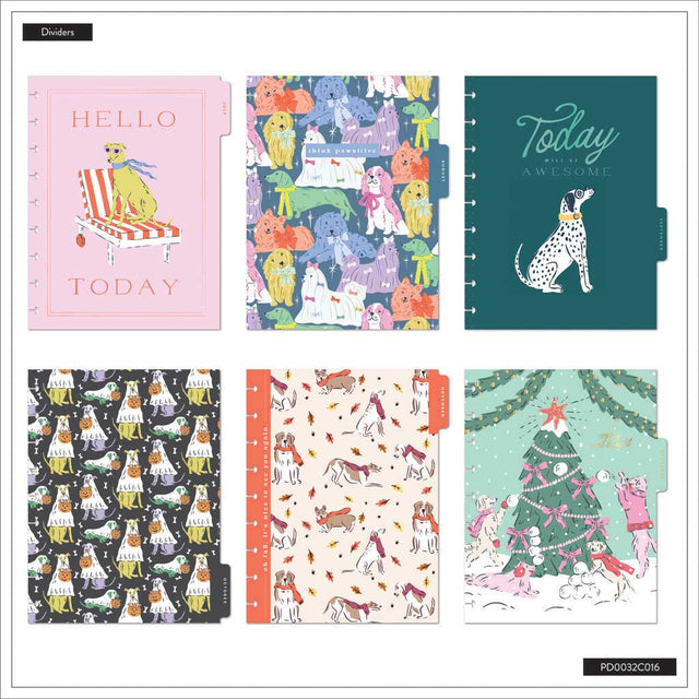 Happy Planner PawsItive Year Classic 18-Month Dated 2025-2026 - Vertical