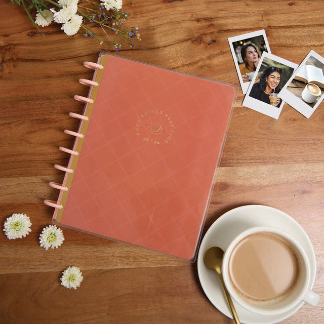 Happy Planner Cafecore Classic 18-Month Dated 2025-2026 - Horizontal