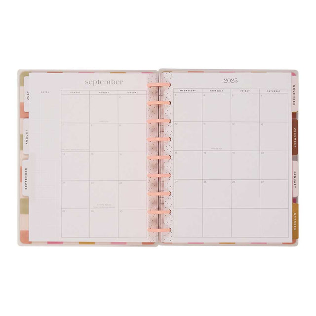 Happy Planner Cafecore Classic 18-Month Dated 2025-2026 - Horizontal