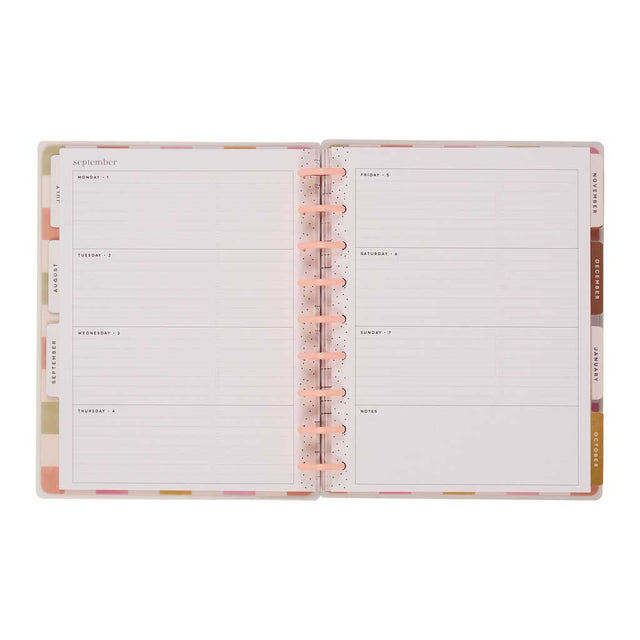 Happy Planner Cafecore Classic 18-Month Dated 2025-2026 - Horizontal