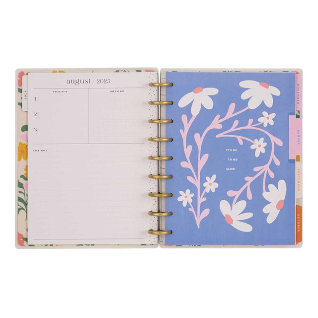 Happy Planner In The Moment Classic 18-Month Dated 2025-2026 - Horizontal