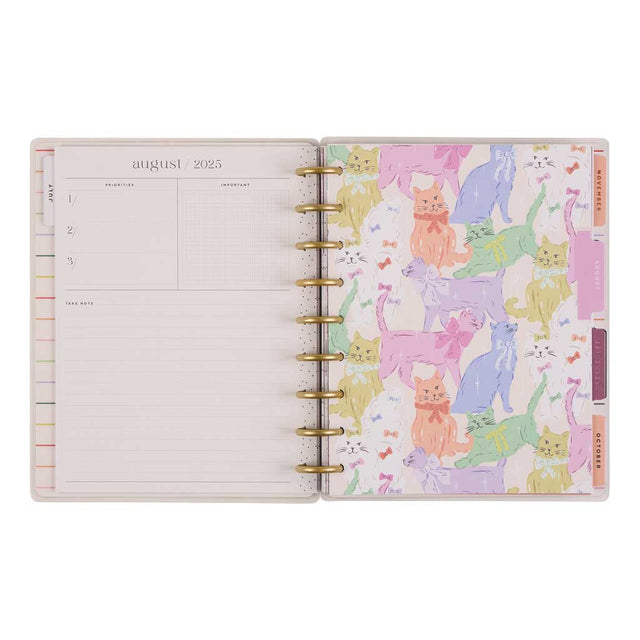 Happy Planner Purrfect Year Classic 18-Month Dated 2025-2026 - Vertical