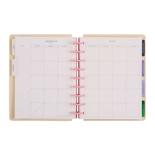 Happy Planner Bloom & Glow Classic 12-Month Dated 2025-2026 - Horizontal