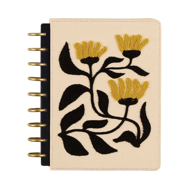 Happy Planner DELUXE Mod Sketches Classic 12-Month Dated 2025-2026 - Dashboard Fabric Chenille Embroidery