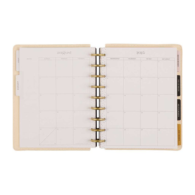 Happy Planner DELUXE Mod Sketches Classic 12-Month Dated 2025-2026 - Dashboard Fabric Chenille Embroidery