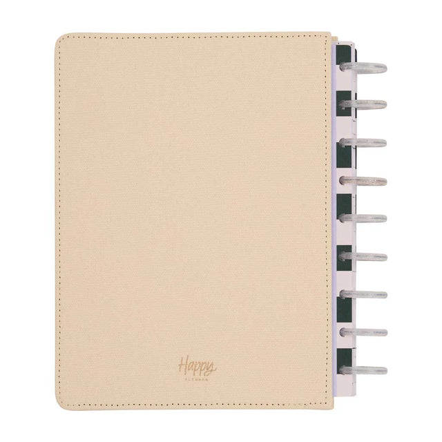 Happy Planner DELUXE Soft Pop Classic 12-Month Dated 2025-2026 - Dashboard Fabric Chenille Embroidery
