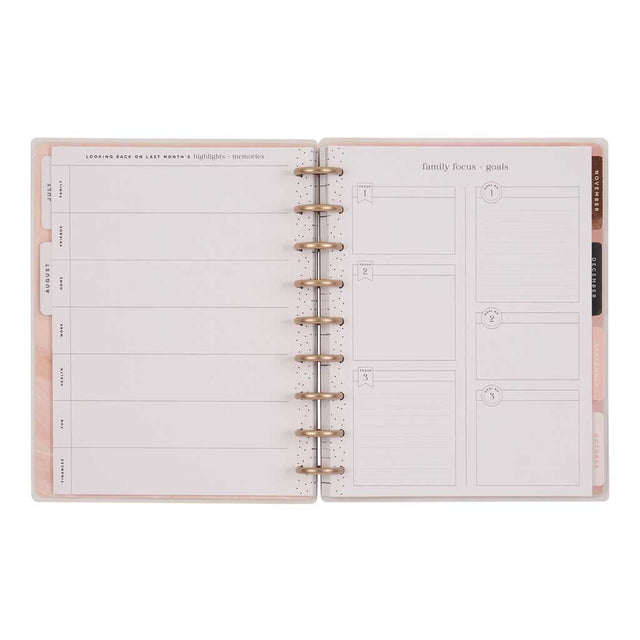 Happy Planner Pastel Canvas Classic 12-Month Dated 2025-2026 - Parenting