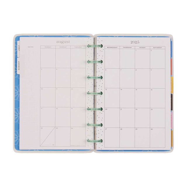 Happy Planner Optimistic Brights Mini  12-Month Dated 2025-2026 - Horizontal