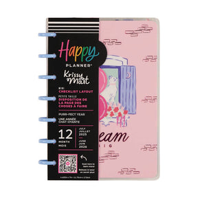 Happy Planner Purrfect Year Mini  12-Month Dated 2025-2026 -  Checklist Horizontal