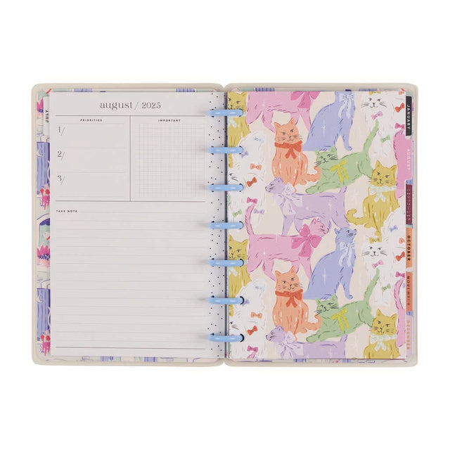 Happy Planner Purrfect Year Mini 12-Month Dated 2025-2026 -  Checklist