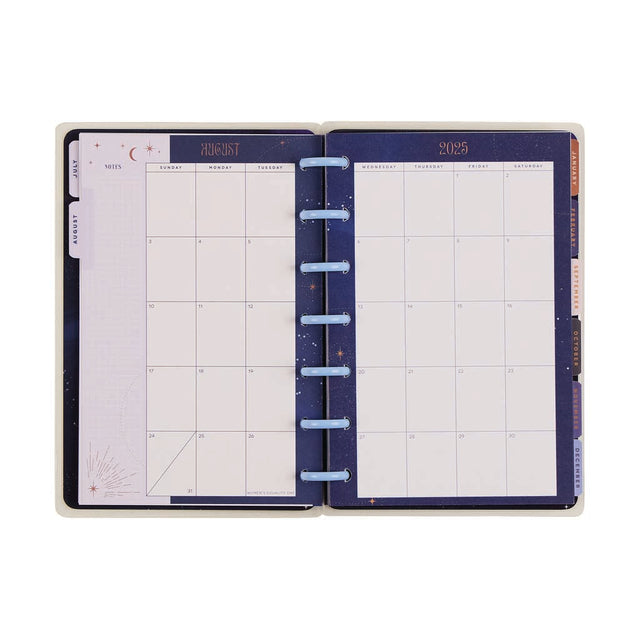Happy Planner Starcrossed Mini  12-Month Dated 2025-2026  Horizontal