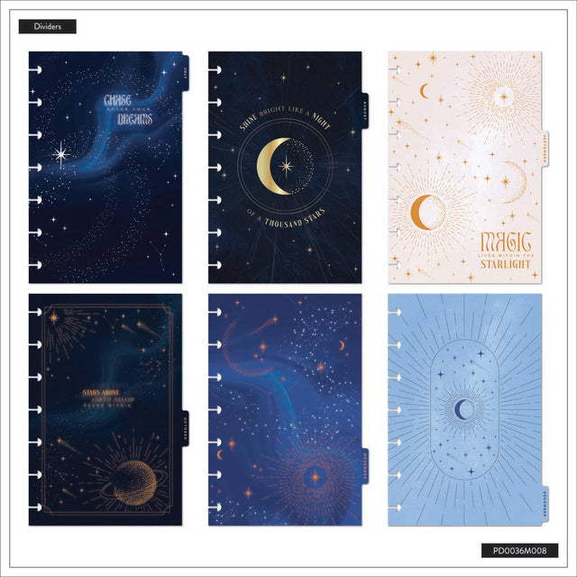Happy Planner Starcrossed Mini  12-Month Dated 2025-2026  Horizontal