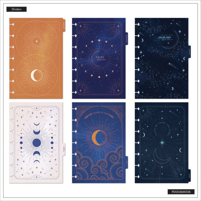 Happy Planner Starcrossed Mini  12-Month Dated 2025-2026  Horizontal