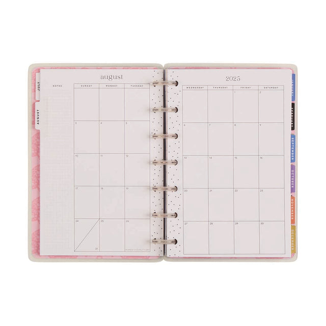 Happy Planner Mystic Blooms Mini  12-Month Dated 2025-2026 - Vertical