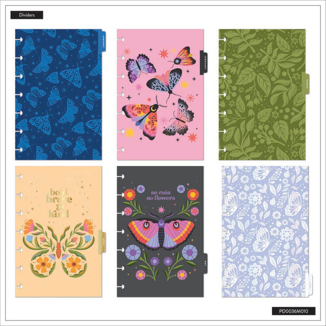 Happy Planner Mystic Blooms Mini  12-Month Dated 2025-2026 - Vertical
