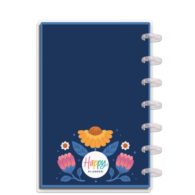Happy Planner Mystic Blooms Mini  12-Month Dated 2025-2026 - Vertical