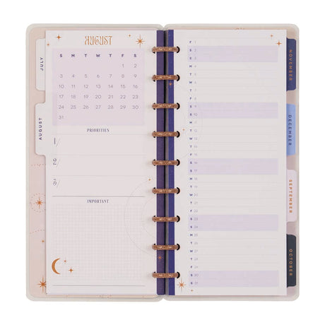 *IMPERFECT* Happy Planner Starcrossed Skinny Classic 12-Month Dated 2025-2026 - Horizontal