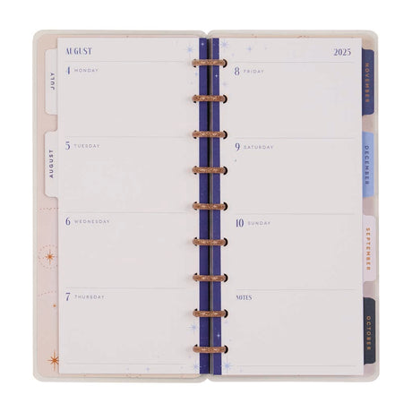 *IMPERFECT* Happy Planner Starcrossed Skinny Classic 12-Month Dated 2025-2026 - Horizontal