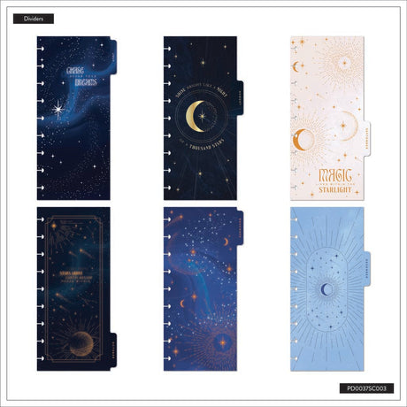 *IMPERFECT* Happy Planner Starcrossed Skinny Classic 12-Month Dated 2025-2026 - Horizontal