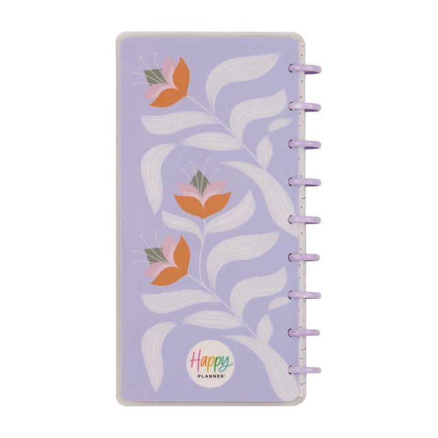 Happy Planner Petals & Plans Skinny Classic 12-Month Dated 2025-2026 - Horizontal