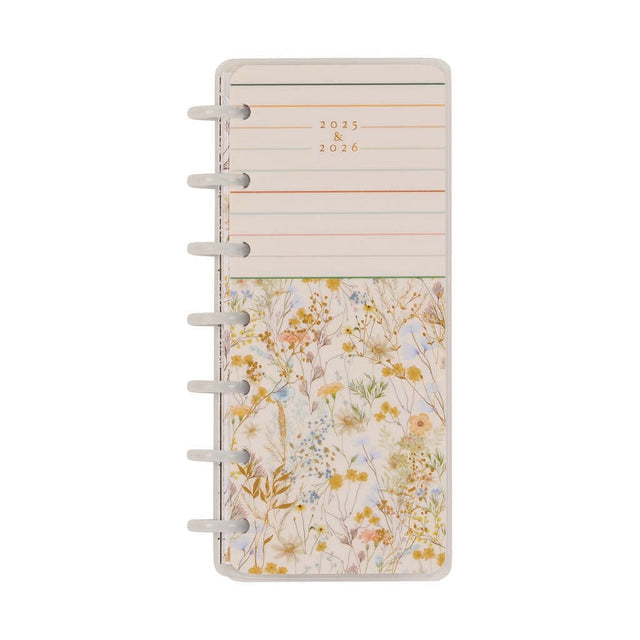 Happy Planner Spring Fields Skinny Mini 12-Month Dated 2025-2026 - Horizontal