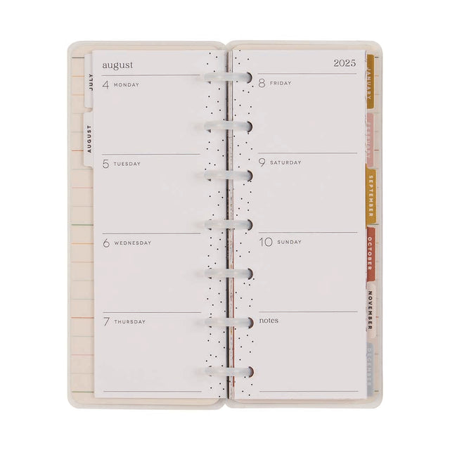 Happy Planner Spring Fields Skinny Mini 12-Month Dated 2025-2026 - Horizontal