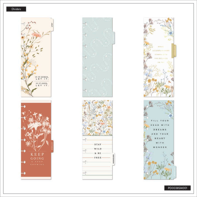 Happy Planner Spring Fields Skinny Mini 12-Month Dated 2025-2026 - Horizontal