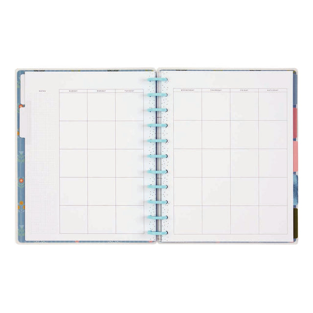 Happy Planner Cottage Charm Big 12-Month Undated Planner - Dashboard