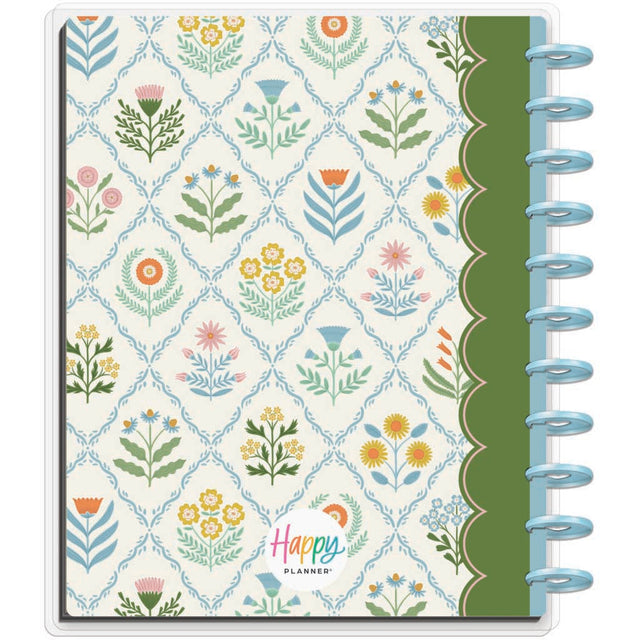 Happy Planner Cottage Charm Big 12-Month Undated Planner - Dashboard