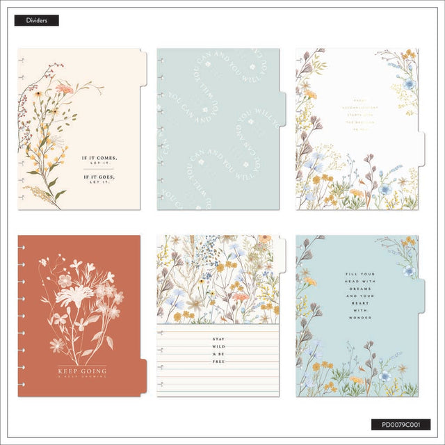 Happy Planner Spring Fields Classic 12-Month Undated Planner - Dashboard