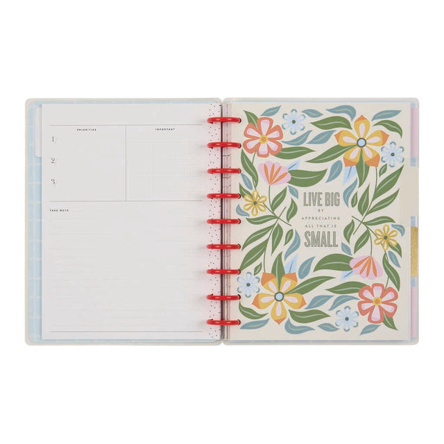 *IMPERFECT* Happy Planner Berries & Blooms Classic 12-Month Undated Planner - Checklist