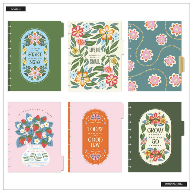 *IMPERFECT* Happy Planner Berries & Blooms Classic 12-Month Undated Planner - Checklist