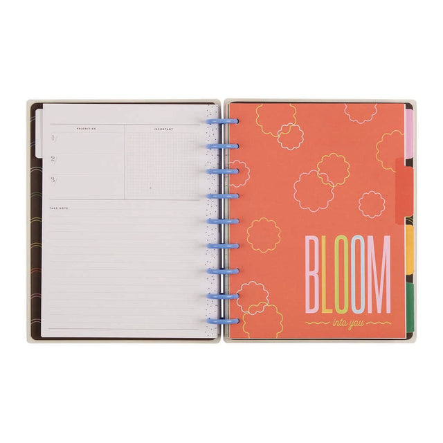 Happy Planner Optimistic Brights Classic 12-Month Undated Planner - Dashboard