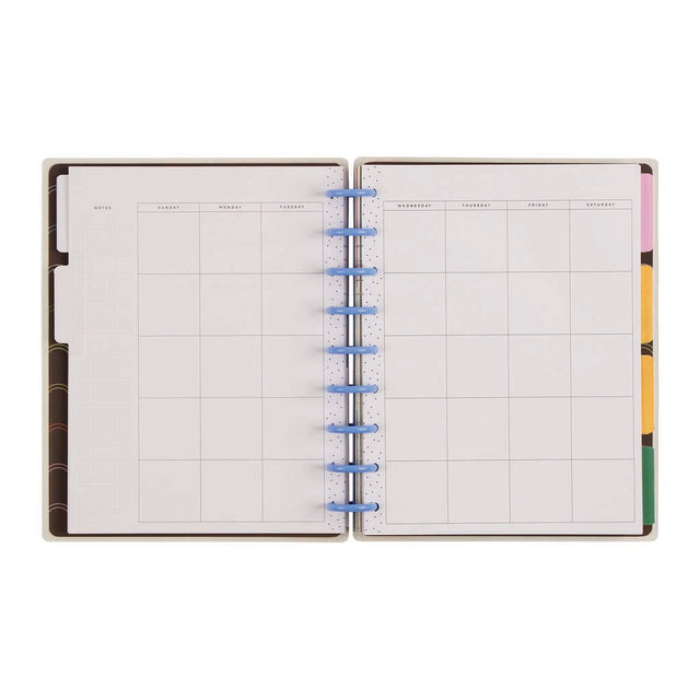 Happy Planner Optimistic Brights Classic 12-Month Undated Planner - Dashboard