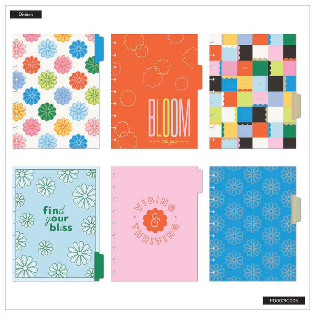 Happy Planner Optimistic Brights Classic 12-Month Undated Planner - Dashboard