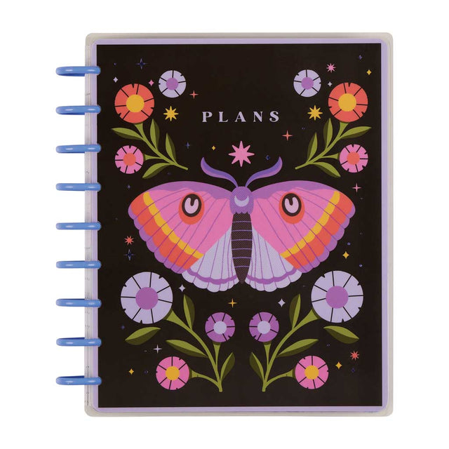 *IMPERFECT* Happy Planner Mystic Blooms Classic 12-Month Undated Planner - Horizontal