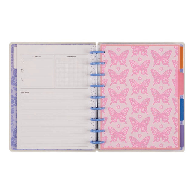 *IMPERFECT* Happy Planner Mystic Blooms Classic 12-Month Undated Planner - Horizontal