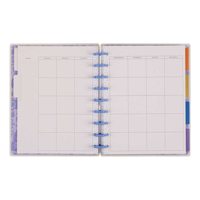 *IMPERFECT* Happy Planner Mystic Blooms Classic 12-Month Undated Planner - Horizontal