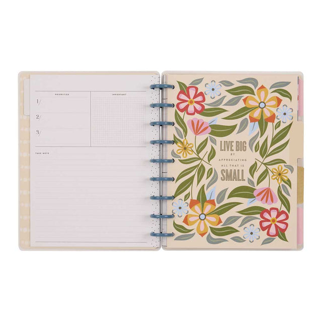 Happy Planner Berries & Blooms Classic 12-Month Undated Planner - Dashboard