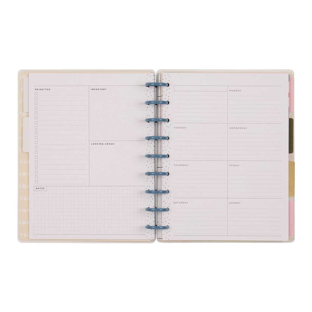 Happy Planner Berries & Blooms Classic 12-Month Undated Planner - Dashboard