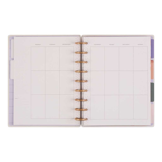 Happy Planner Serene Shape Classic 12-Month Undated Planner - Vertical