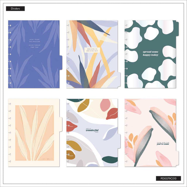 Happy Planner Serene Shape Classic 12-Month Undated Planner - Vertical