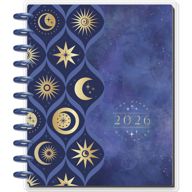 Happy Planner Star Signs Big 12 Month 2026 Dated - Vertical