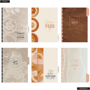 Happy Planner Classic Meal Planner - 12 Month Dated 2026 - Meal Layout