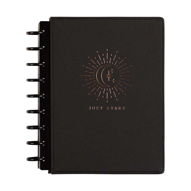 Happy Planner DELUXE Starcrossed  Classic 12-Month Dated 2025-2026 - Vertical Vegan Leather